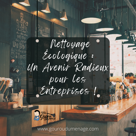 🌿Nettoyage Écologique : Un Avenir Radieux pour les Entreprises!