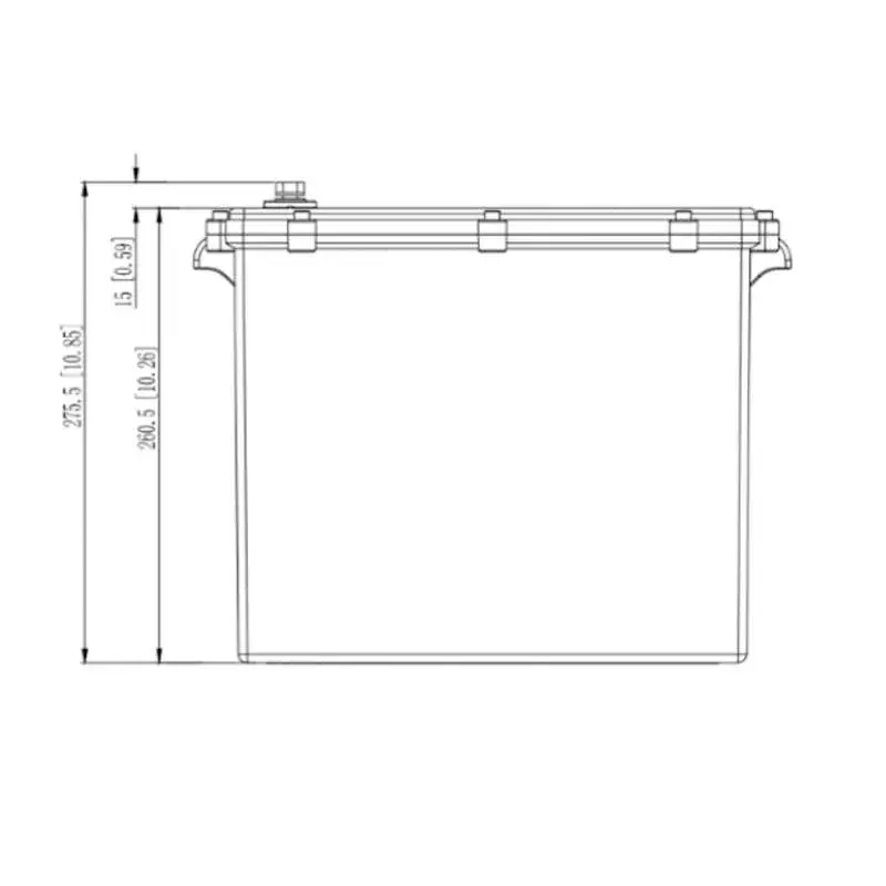 Thumbnail: SOK 12v 206Ah IP65 Lithium Battery with heater