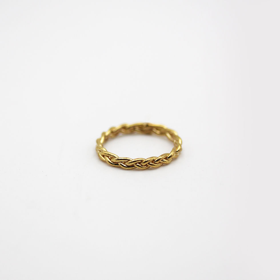 Miniatura: Anello treccia in argento 925