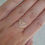Thumbnail: Empty heart ring in sterling silver