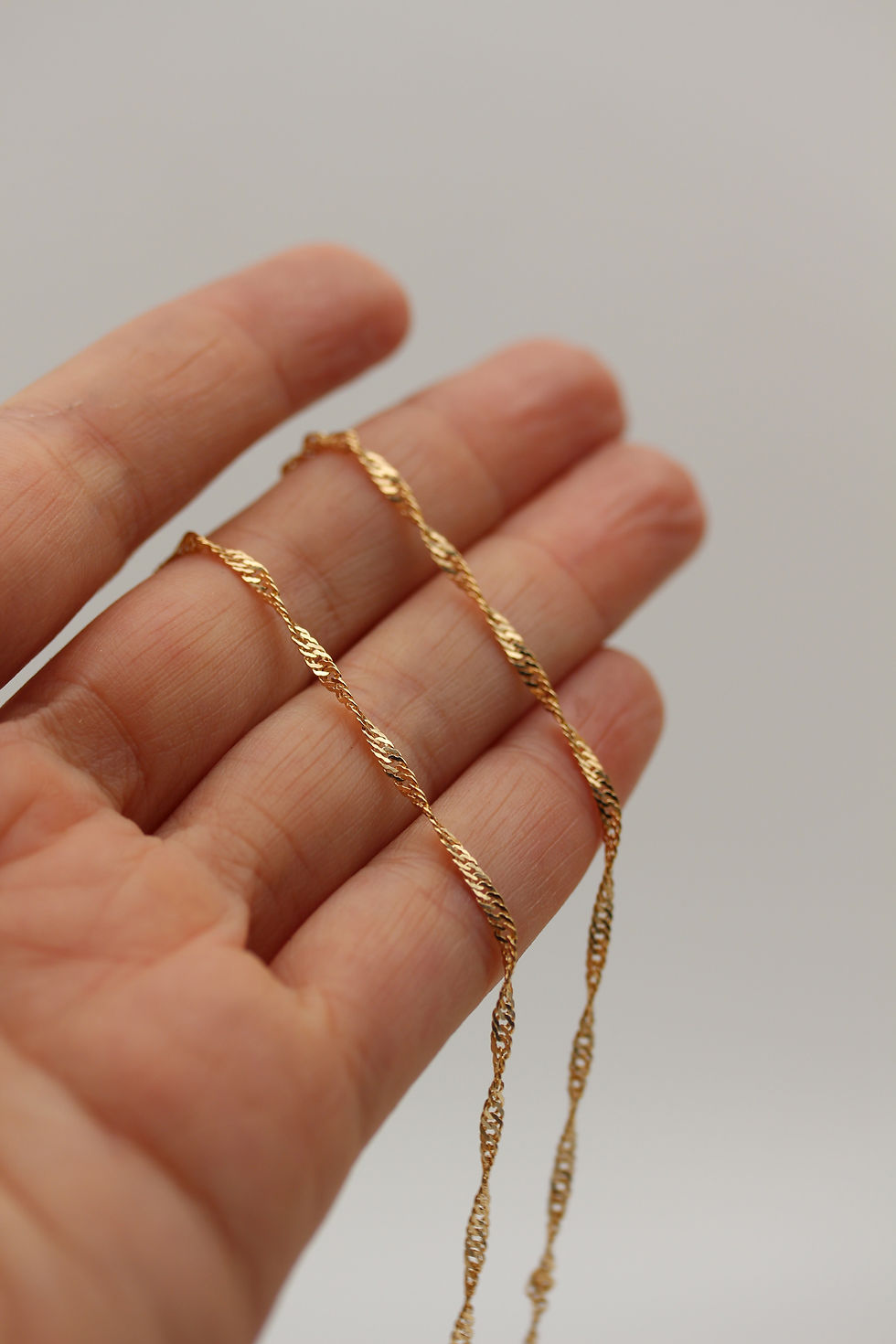 Thumbnail: Collana catena ritorta in argento 925