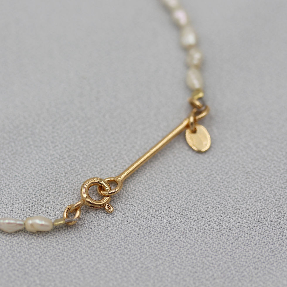 Miniatura: Bracciale mini perle di fiume in argento 925