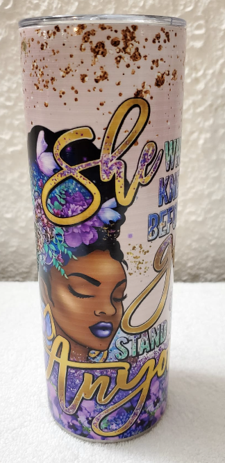 Kneels Before God Tumbler Container