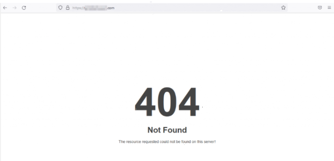 SEO beginners guide showing 404 error occurance