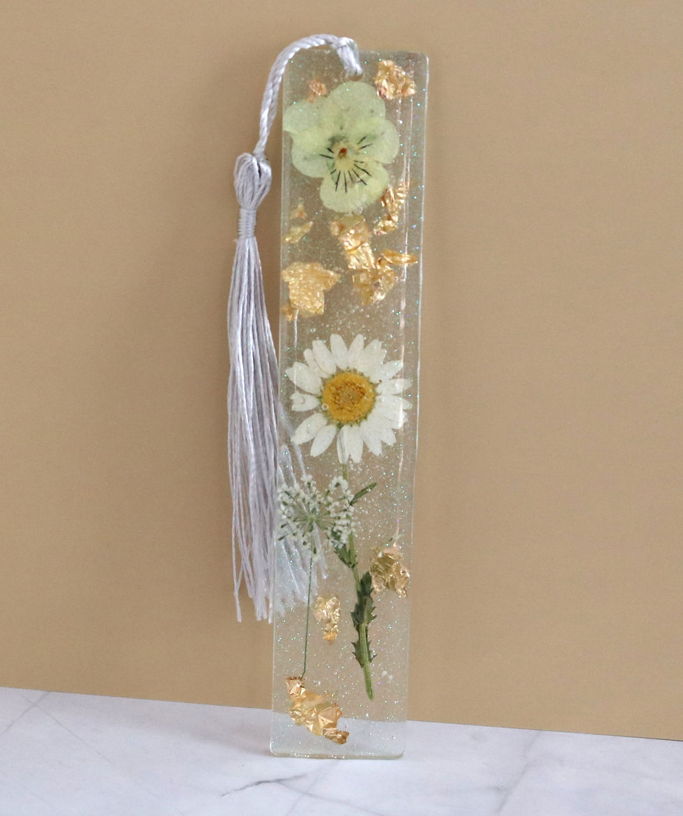 Thumbnail: Resin Bookmarks With Tassel