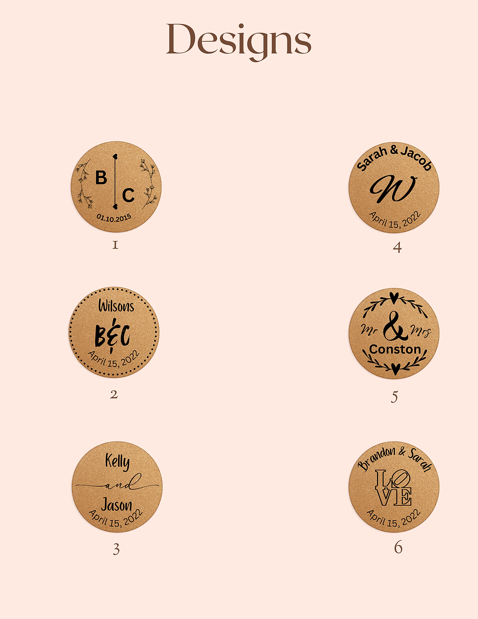 Thumbnail: Engraved Wine Stoppers