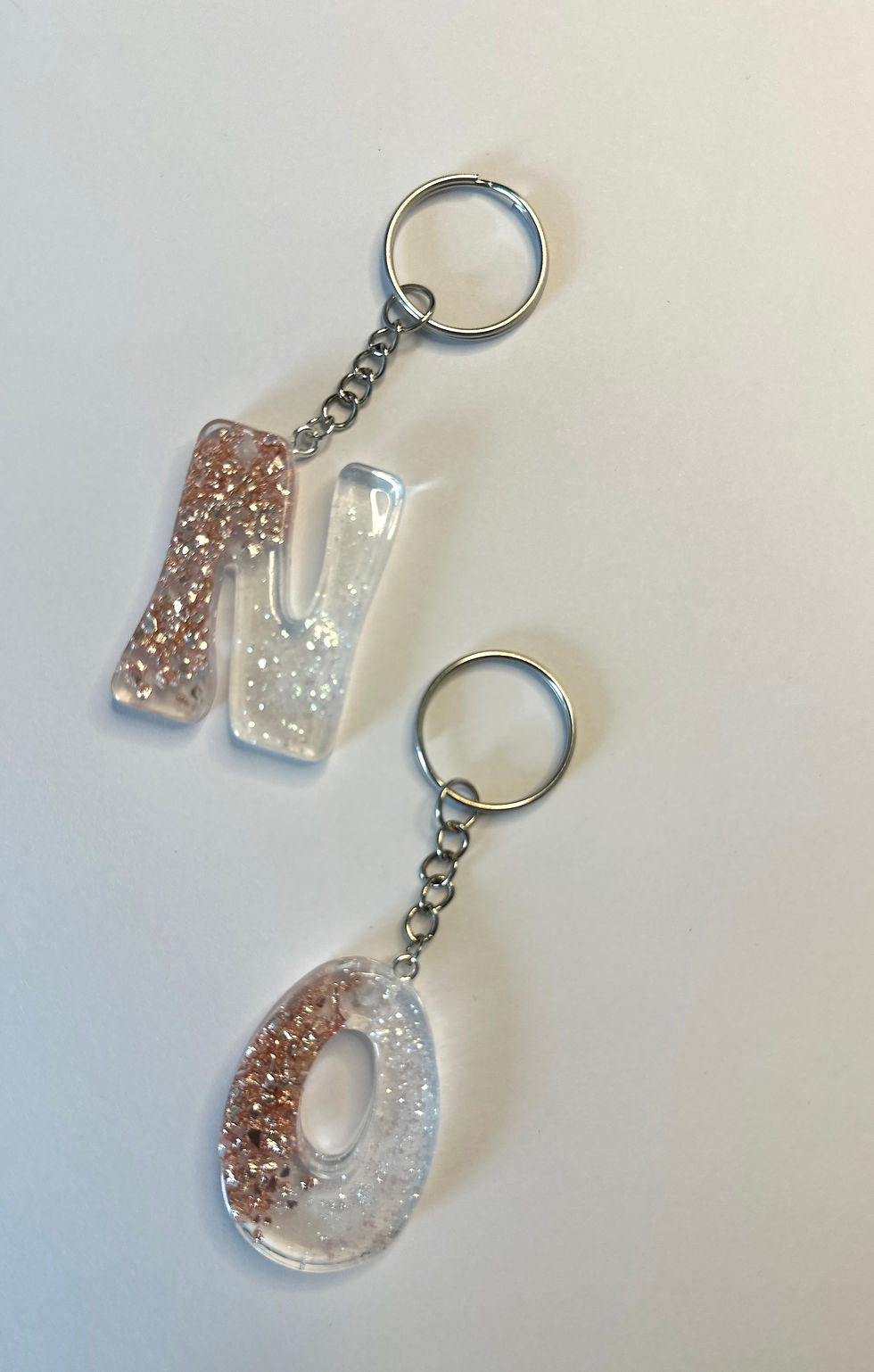 Thumbnail: Epoxy Resin Letter Keychains