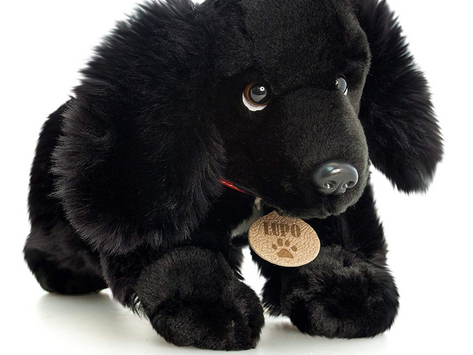 The Black Cocker Spaniel Dog Soft Plush Toy