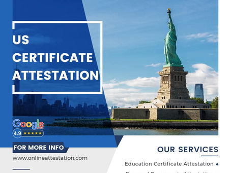 Benchmark Attestation Services: Your Gateway to Smooth USA Certificate Attestation