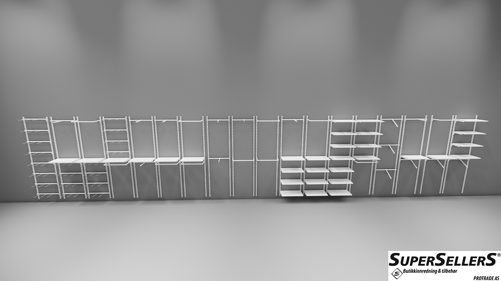 1 Hel vegg, Framework veggskinner 60