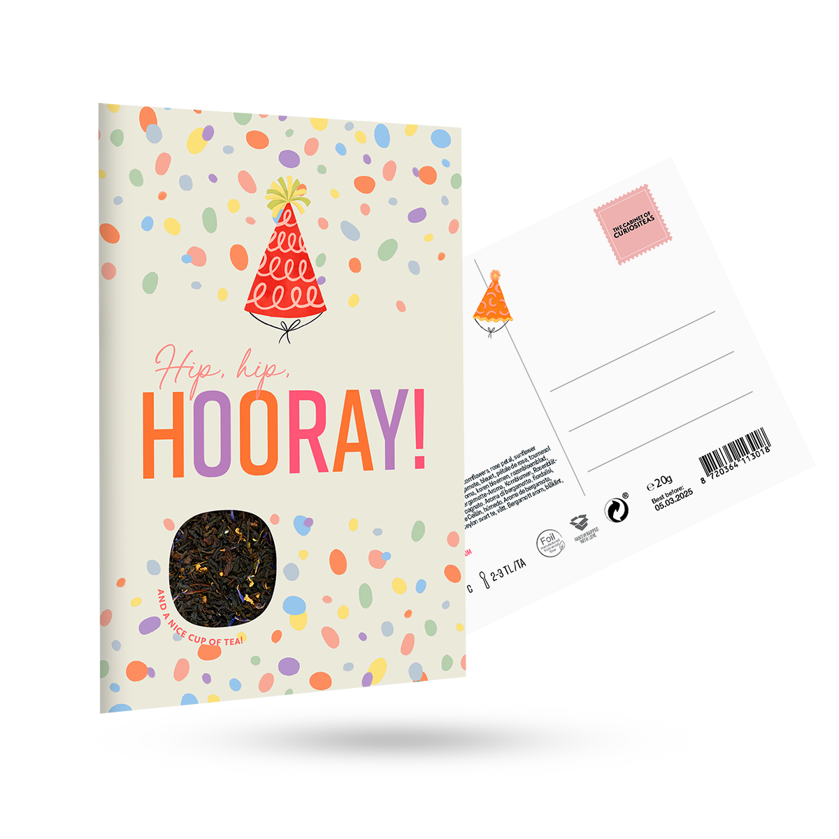 Carte festive et son thé