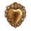 Miniature : Ex-voto Volutes coeur doré