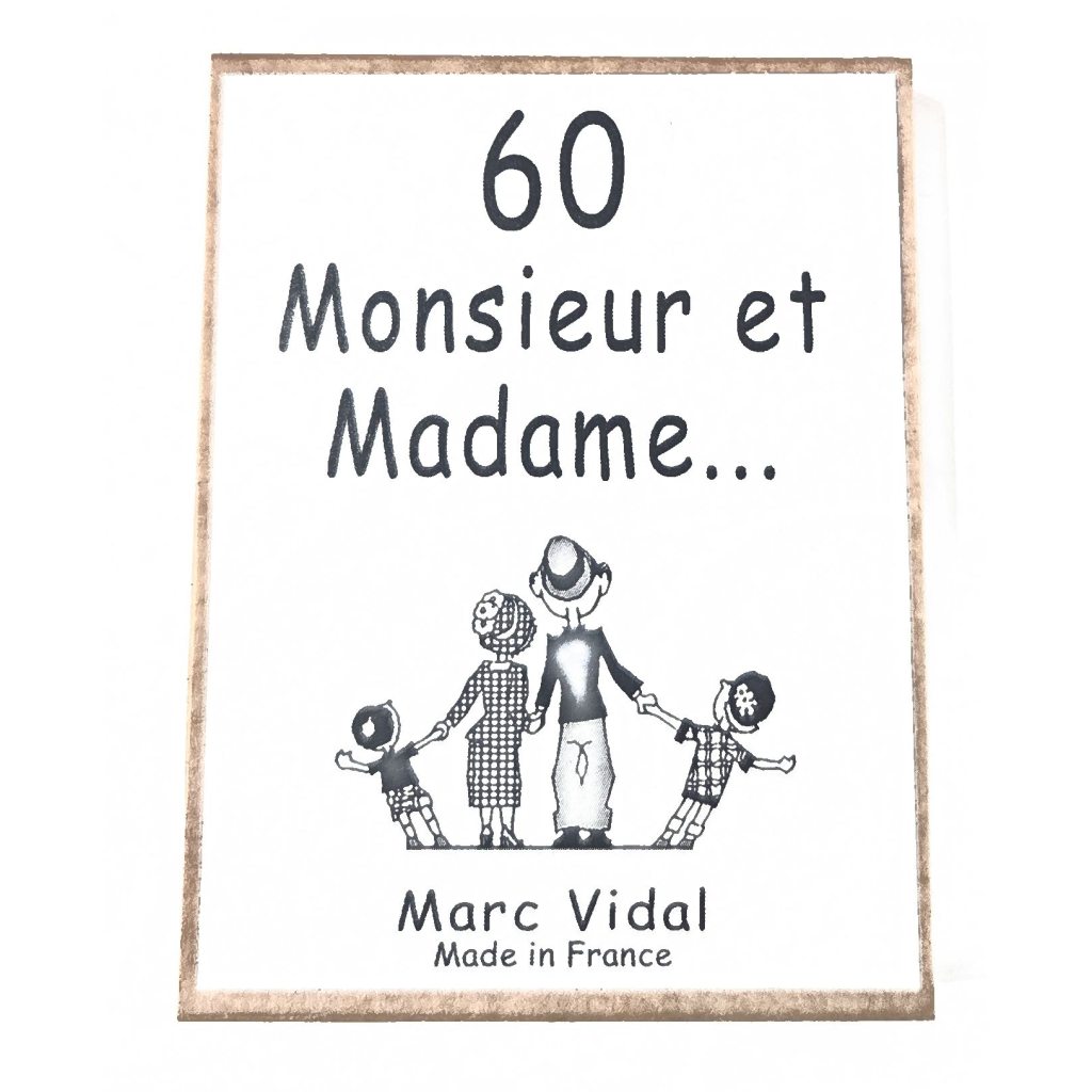 Jeu 60 Monsieur et Madame...