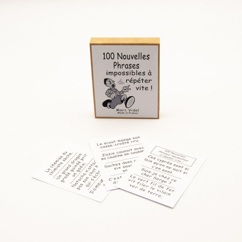 Thumbnail: Jeu 100 Phrases impossibles à répéter vite !