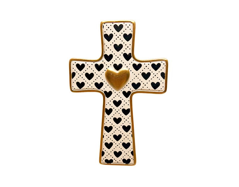 Thumbnail: Croix motifs coeurs