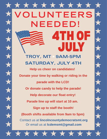 Volunteers needed!