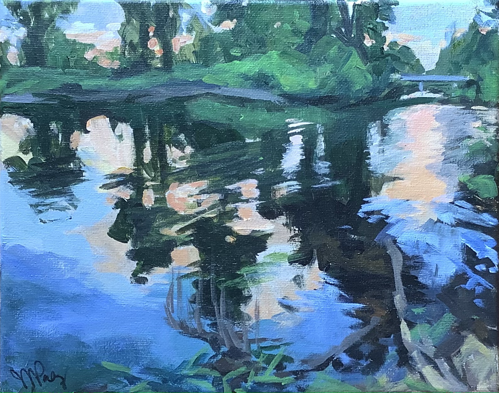 The Rippling Souhegan Sunset