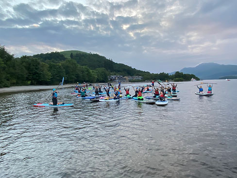 Glasgow Paddleboarders at Luss