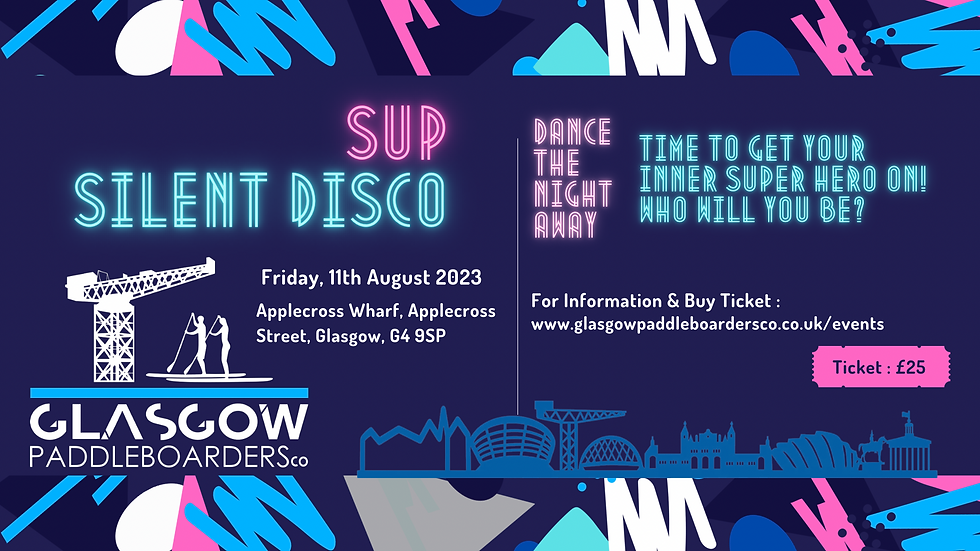 Superhero SUP Silent Disco