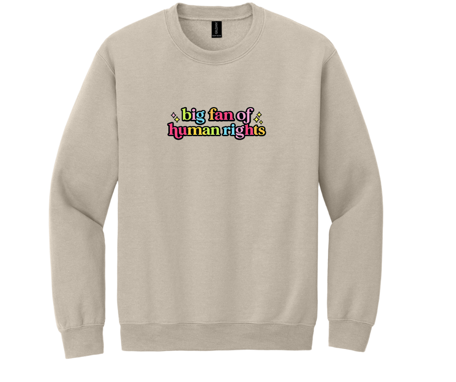 Thumbnail: Fan Of Human Rights Gildan Crew