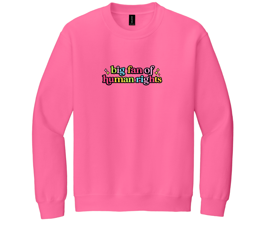 Thumbnail: Fan Of Human Rights Gildan Crew