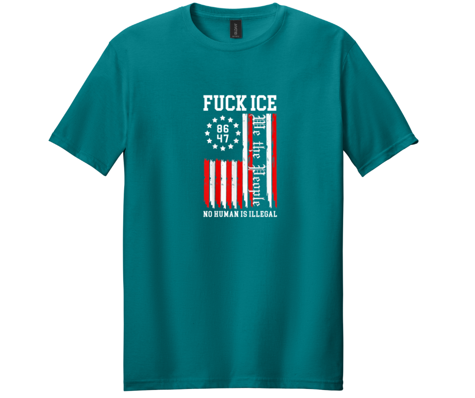 Thumbnail: F ICE Flag Gildan Soft Style T