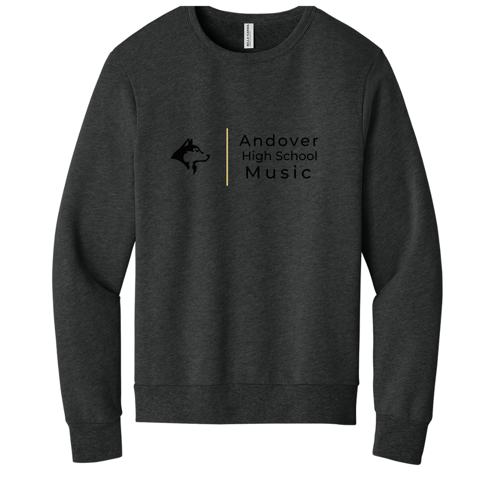 Thumbnail: Bella + Canvas Andover High School Music Crewneck Sweatshirt