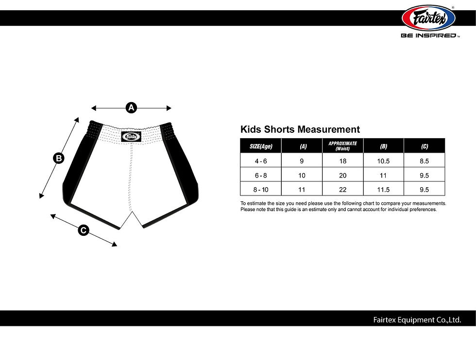 Thumbnail: Fairtex Boxing Shorts for Kids - BSK2104 "Midnight Red"