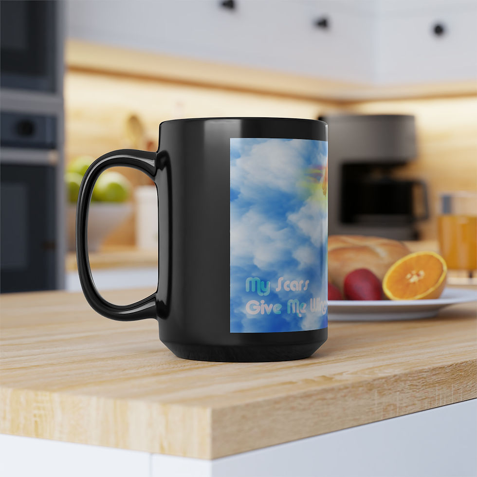Thumbnail: WINGS Jumbo Mug, 15oz (Black)