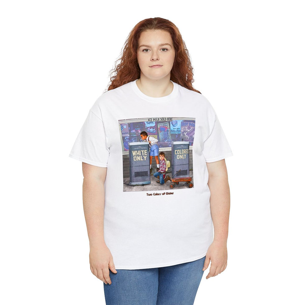 Thumbnail: STRONGER TOGETHER (Two Colors of Water) Unisex Heavy Cotton T(Free Shipping)