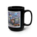 Thumbnail: STRONGER TOGETHER (Two Colors of Water) Mug, 15oz (Black) Free Shipping