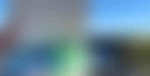 Szkic pastelami olejnymi w tle zatoka która jest narysowana