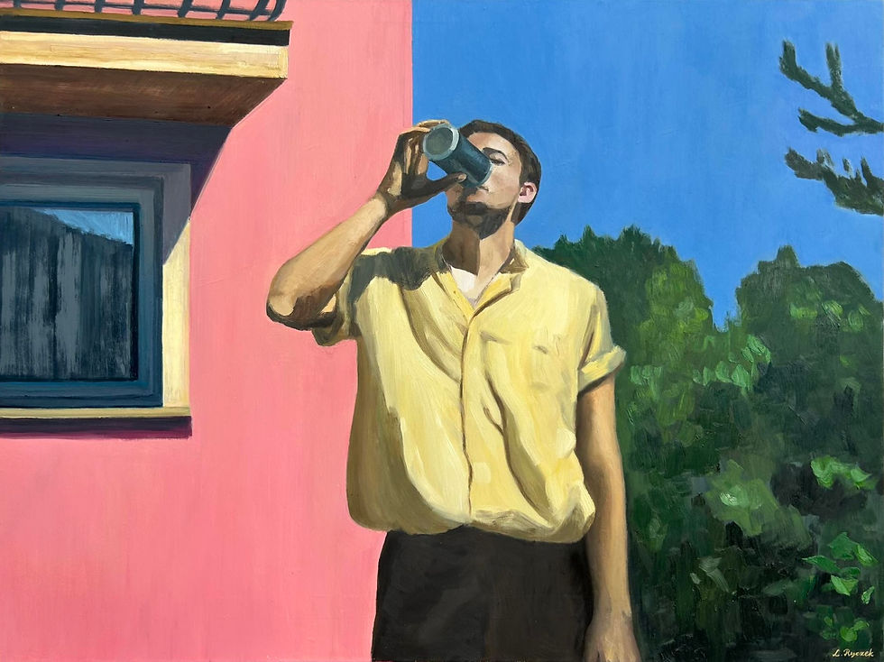 Upalny dzień, obraz na wystawie DESA UNICUM x Converse