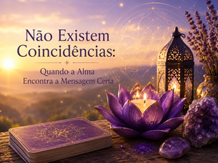 Não Existem Coincidências, quando a Alma encontra a mensagem certa