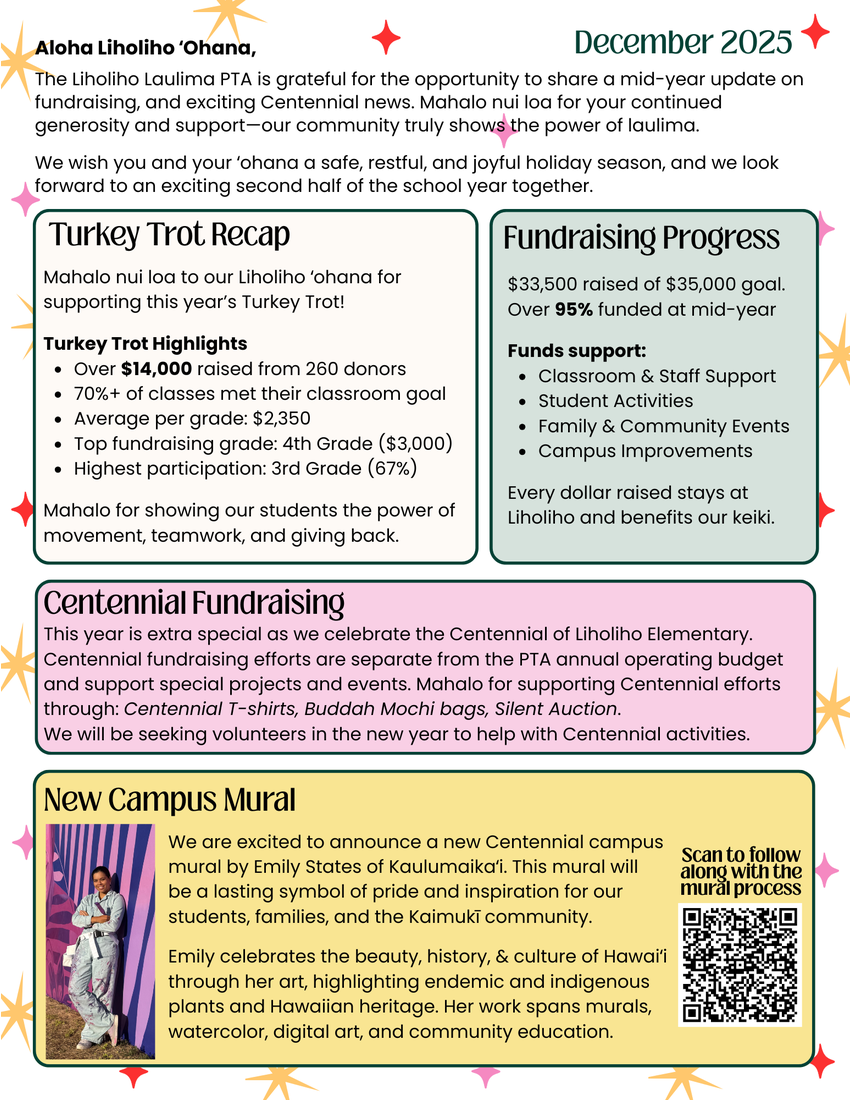 December Monthly Newsletter