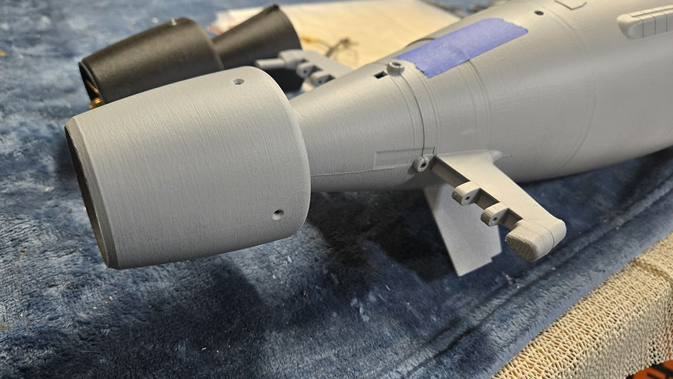 Thumbnail: US Virginia Class RC Submarine Hull in 1:72