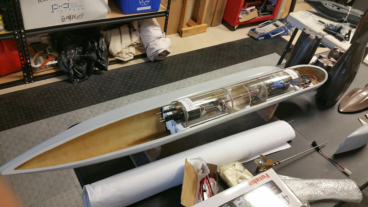 British Upholder RC submarine