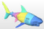 Thumbnail: 38 Inch Long RC Shark - STL File Package