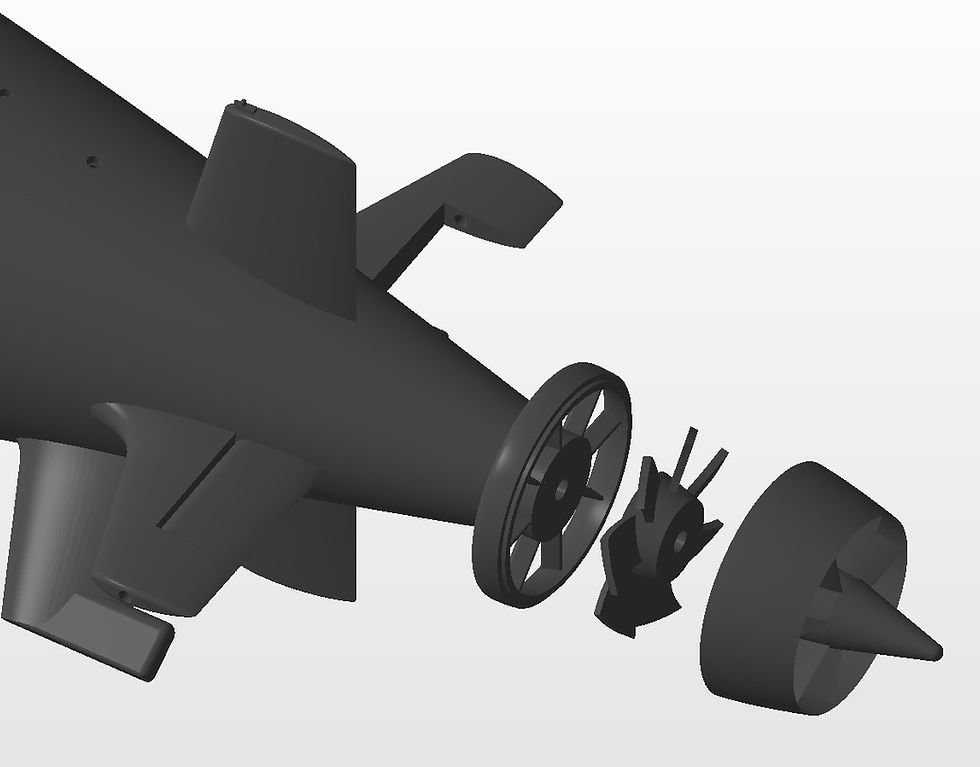 Thumbnail: 3D Files for US Seawolf Class Submarine in 1/96th Scale