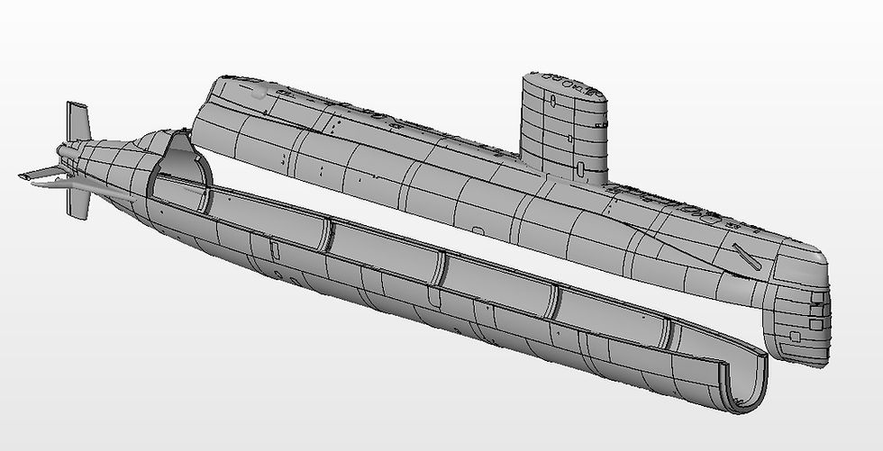 Thumbnail: US Skate Class STL File Package in 1/64 Scale