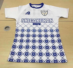 志學館大学ラ グビー部白ユニフォーム表