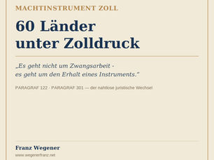 Trumps neuer Zoll-Coup: Wie 60 Länder wegen angeblicher Zwangsarbeit unter Druck geraten