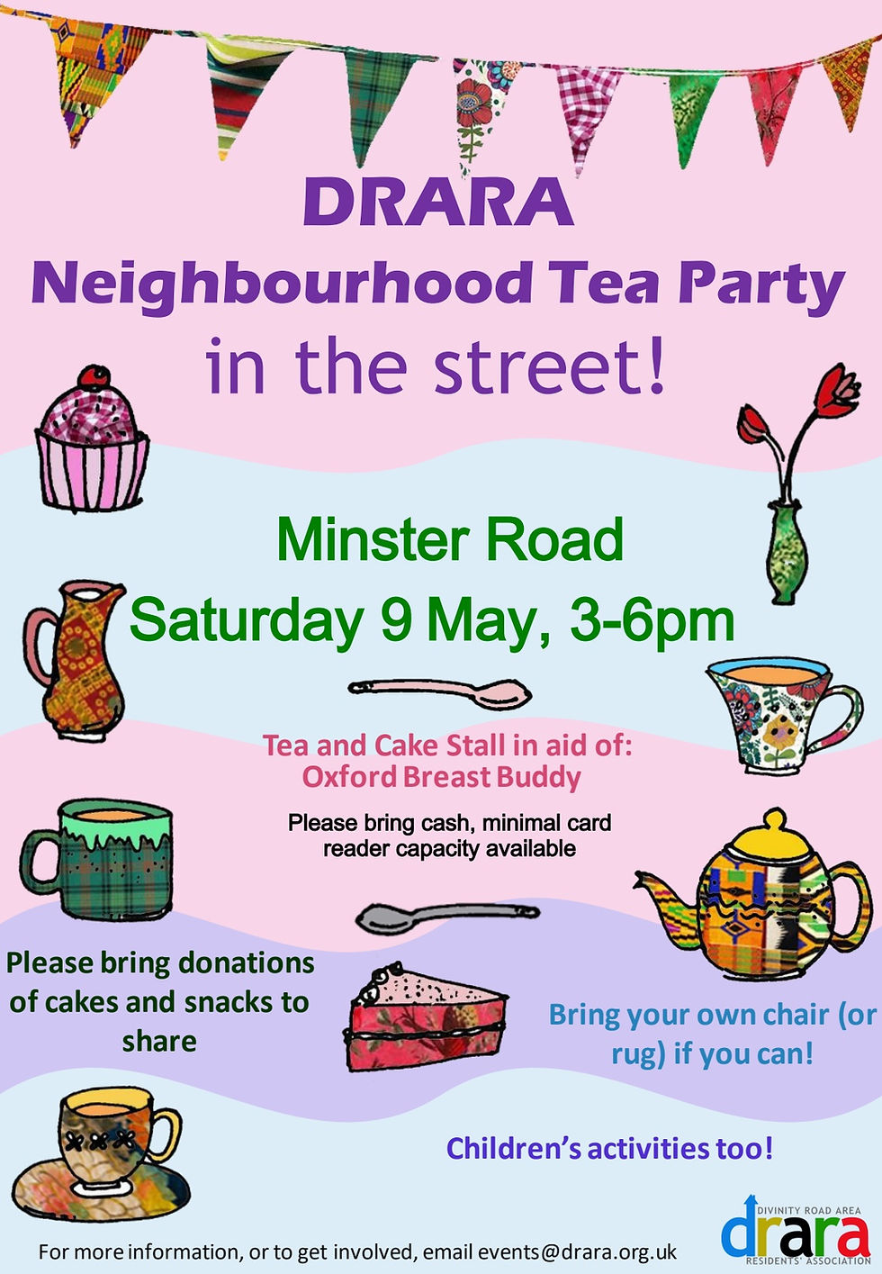 Come enjoy tea and cakes with your neighbours