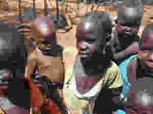 Kids in village