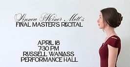Vocal Performance Final Master's Recital