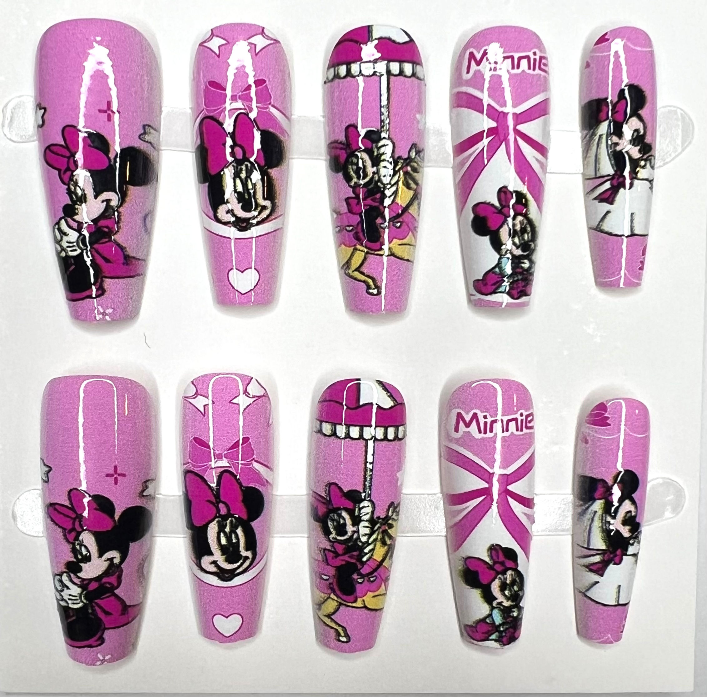 Long, Anime Press On Nails - Size Medium