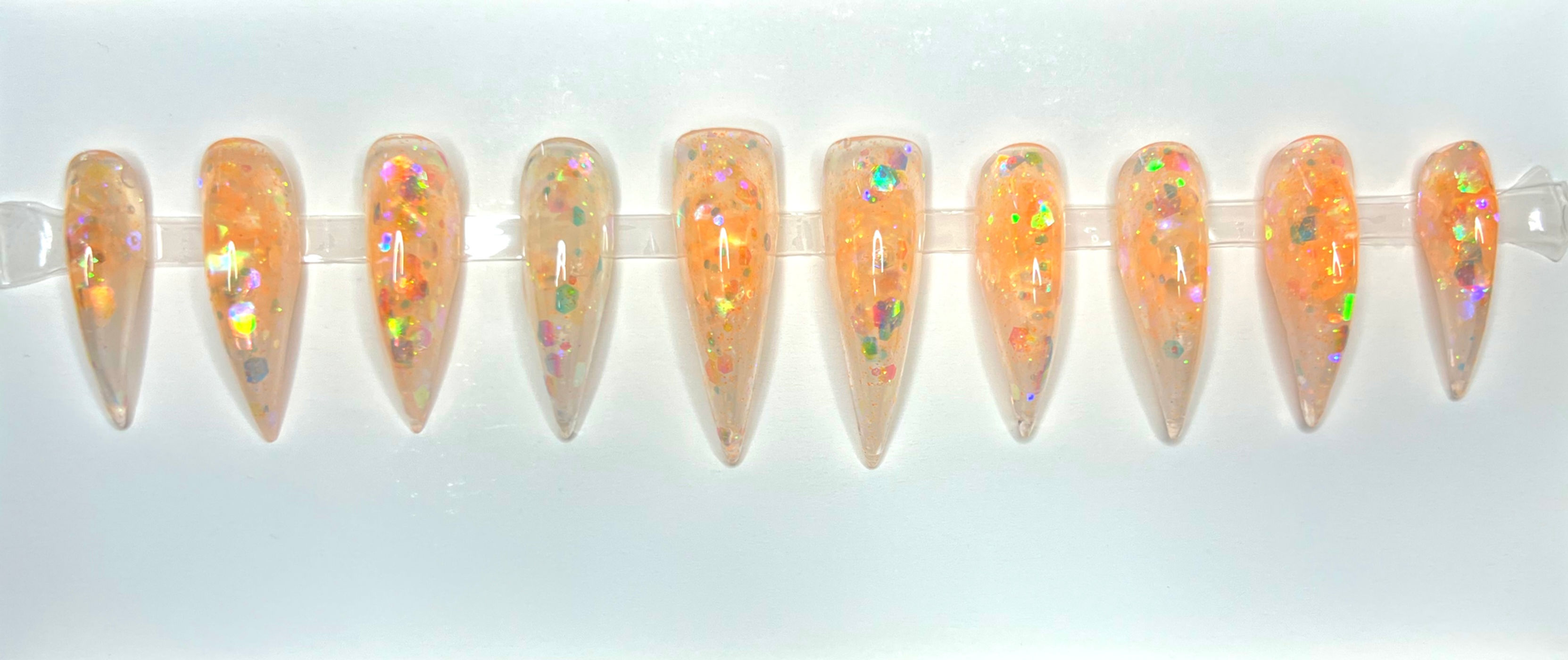 Long, Dragon Claw Style Handmade Press On Nails -Size: Medium