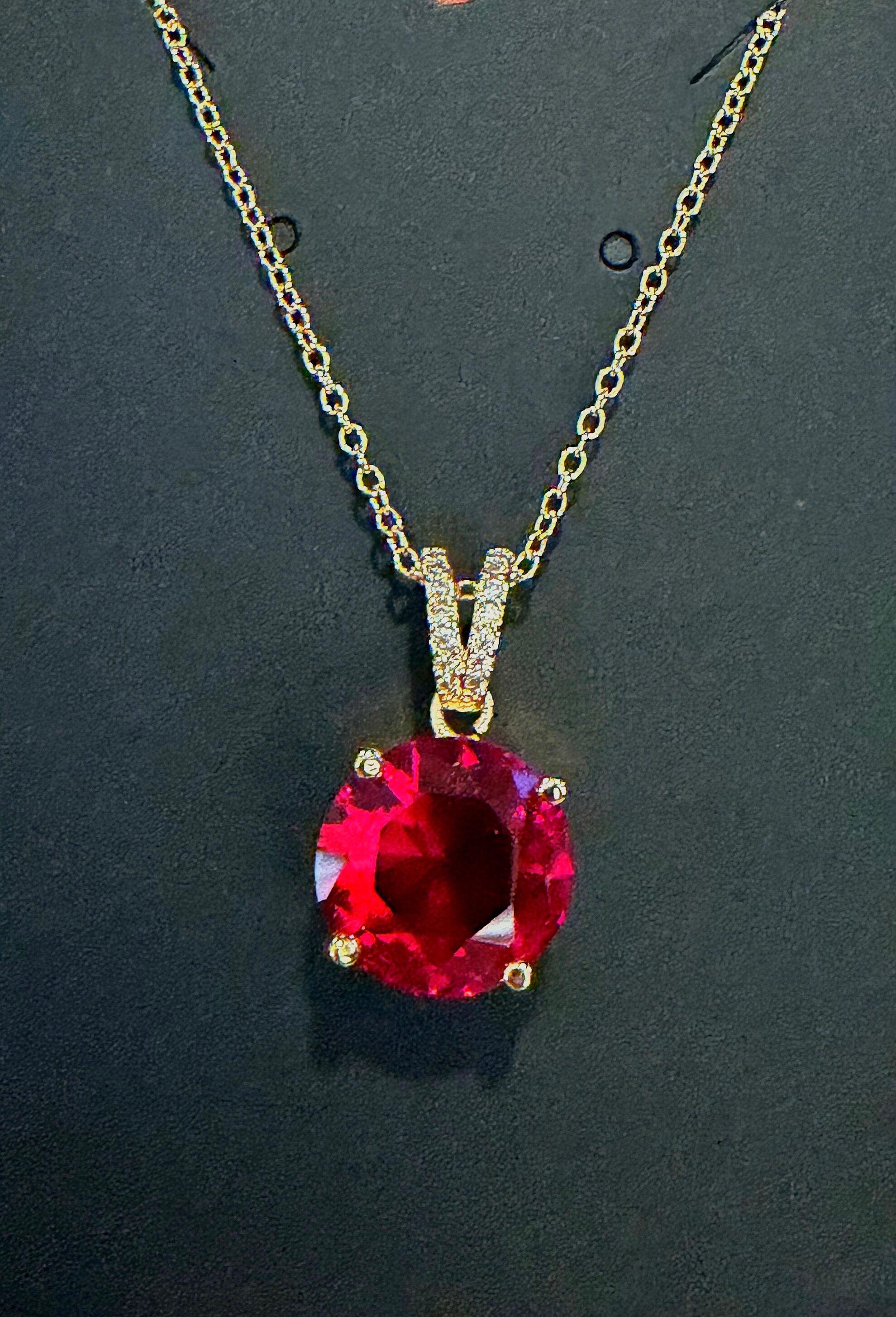 Stainless Steel Gold-Plated,  Tarnish Resistant Necklace #101 (Chain 16”-18)”)