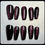 Thumbnail: Long, Coffin Style Handmade Press On Nails - Size: Small 