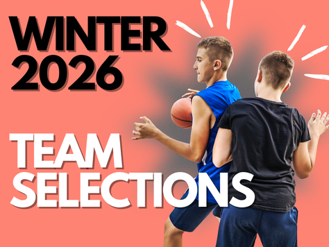 Team Selections – Winter 2026
